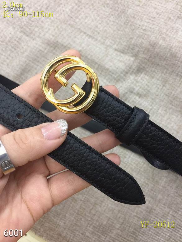 Gucci Belt 20mm 90-115cm 8L04